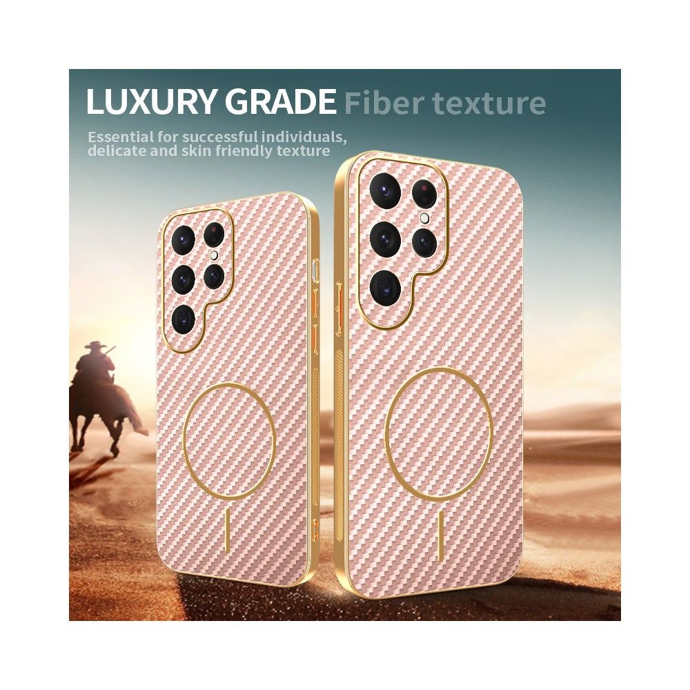 capa carbon electro premium tpu para samsung s24 ultra