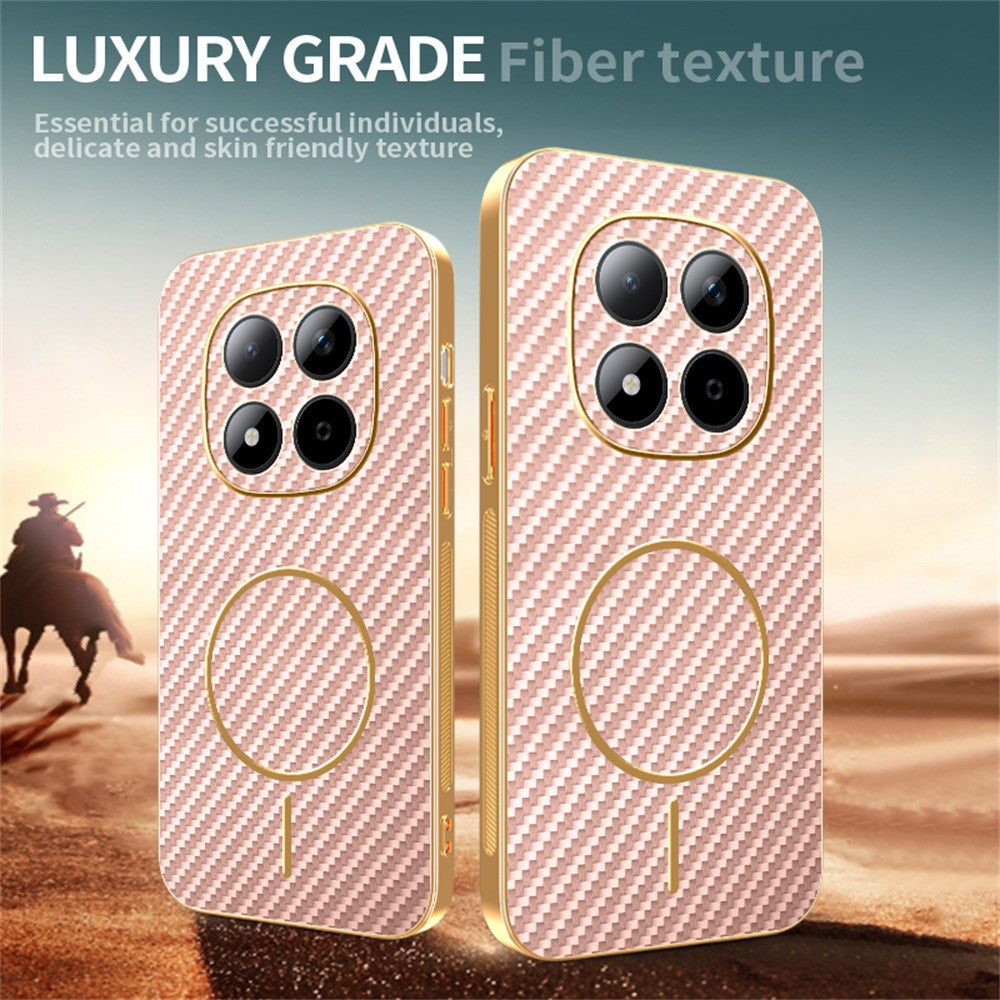 capa carbon electro premium tpu para redmi note 15 pro 5g