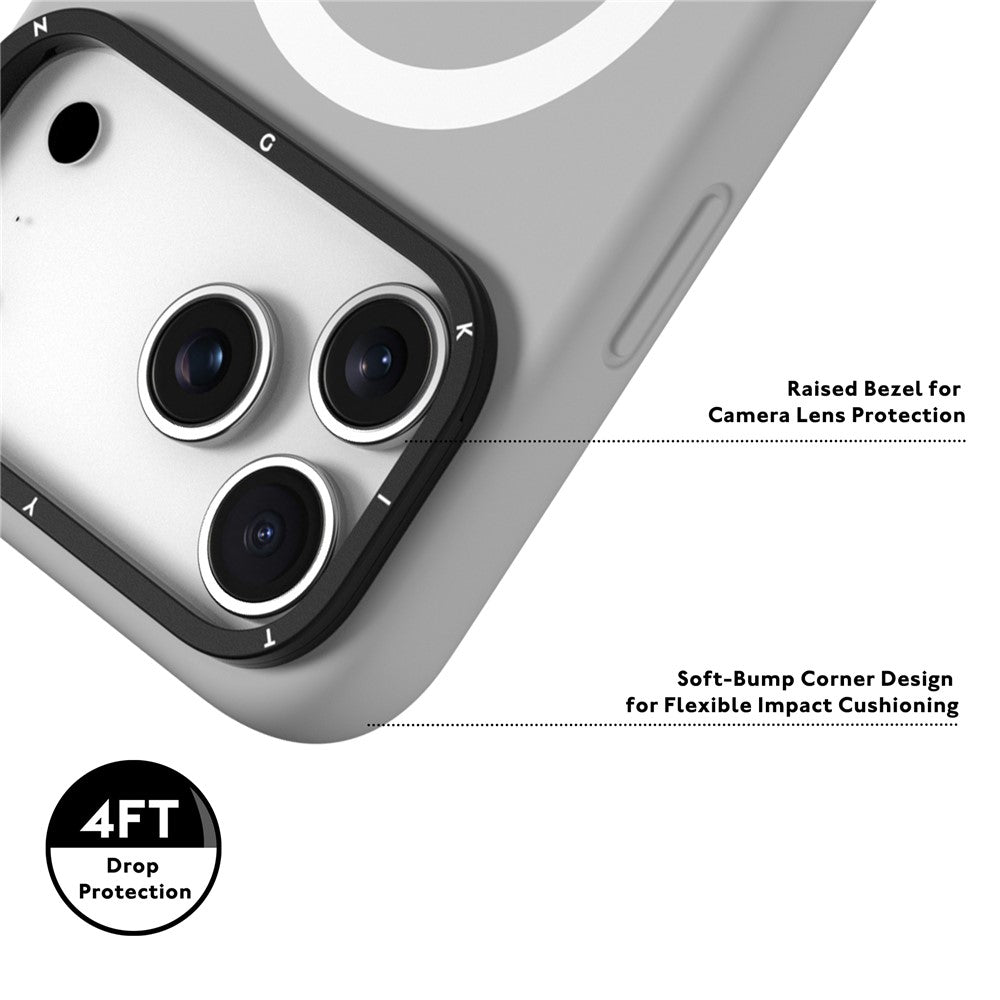 capa de telemóvel silicone youngkit magsafe iphone 17 pro