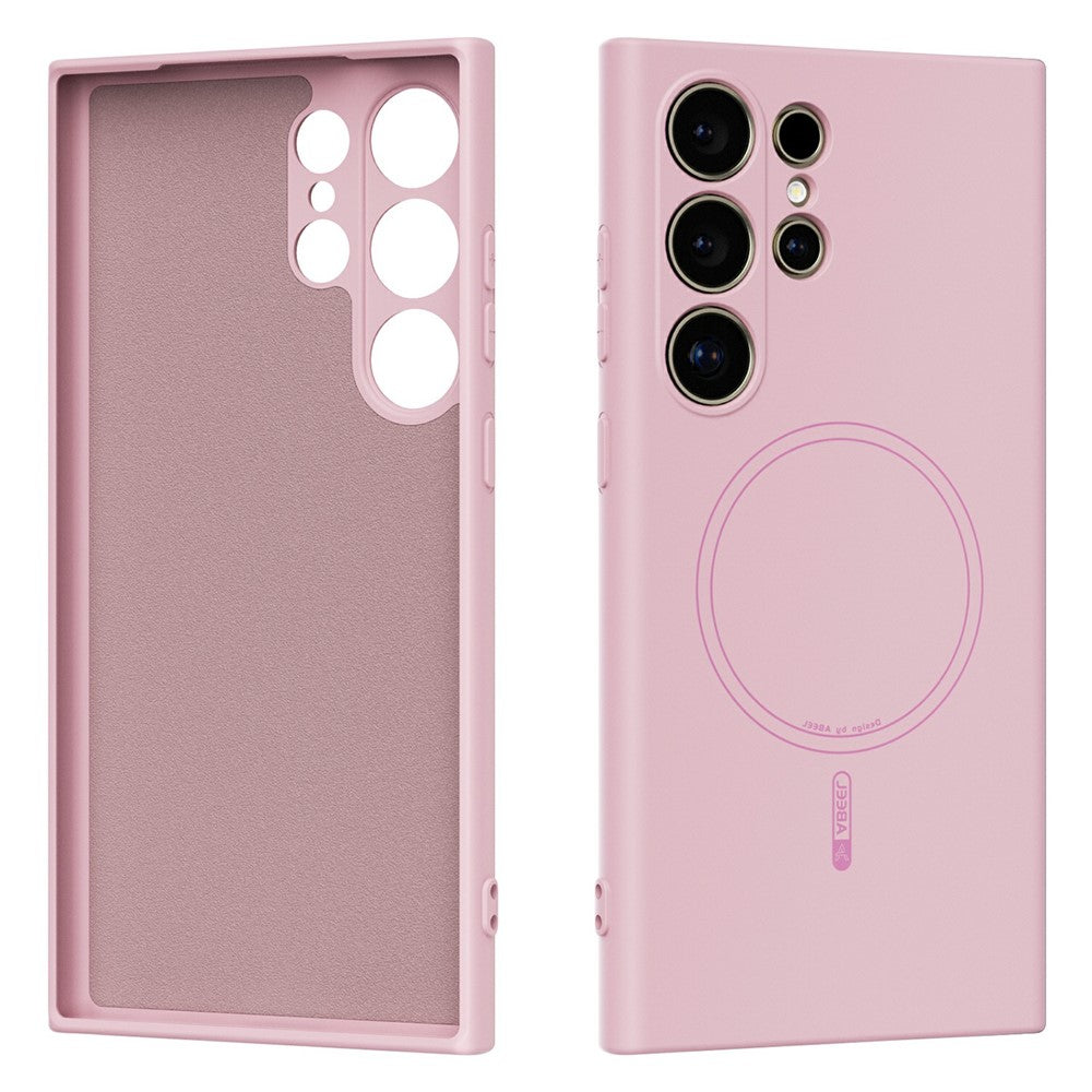 Capa Abeel em Silicone Líquido MagSafe para Samsung S24 Ultra