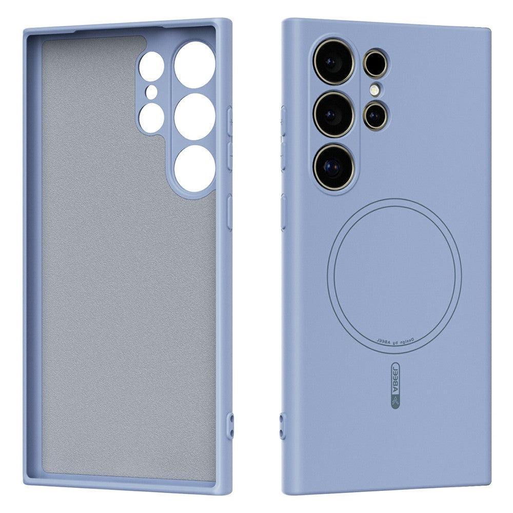 Capa Abeel em Silicone Líquido MagSafe para Samsung S24 Ultra