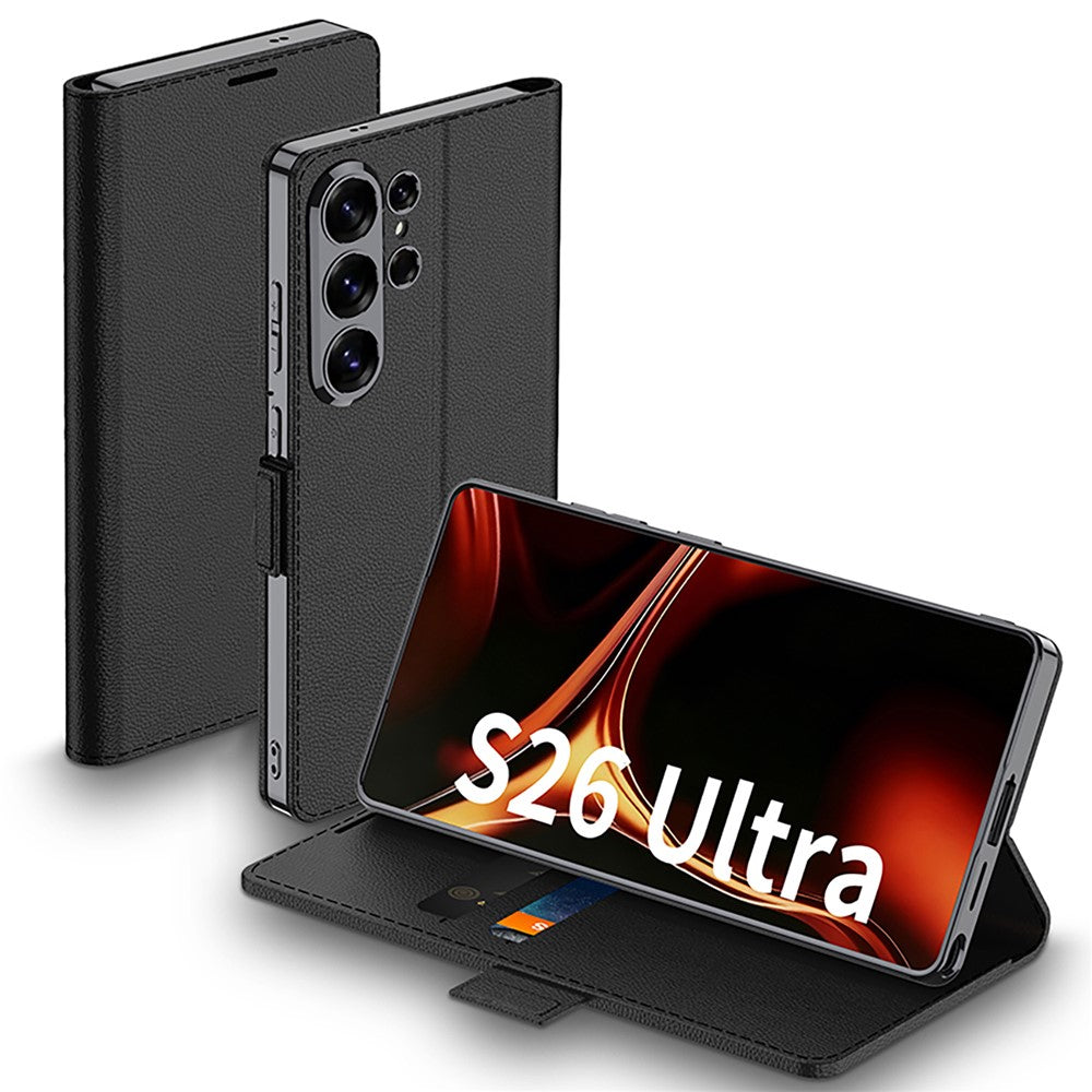 GKK Flip Case with Stand and Card Holder for Samsung S26 Ultra