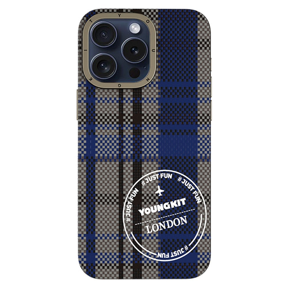 capa youngkit aramid fiber 600d para iphone 15 pro max magsafe