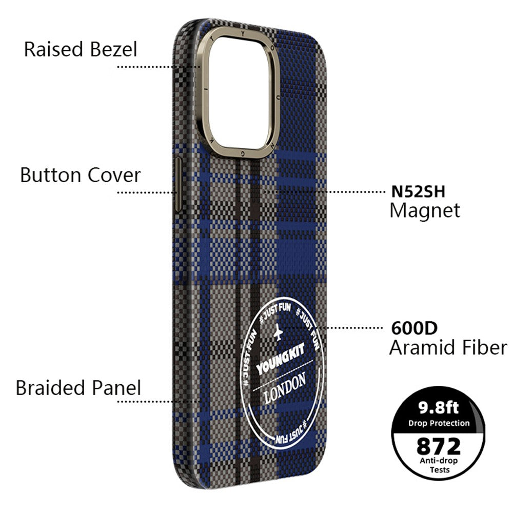 capa ultrafina magsafe youngkit iphone 15 pro max