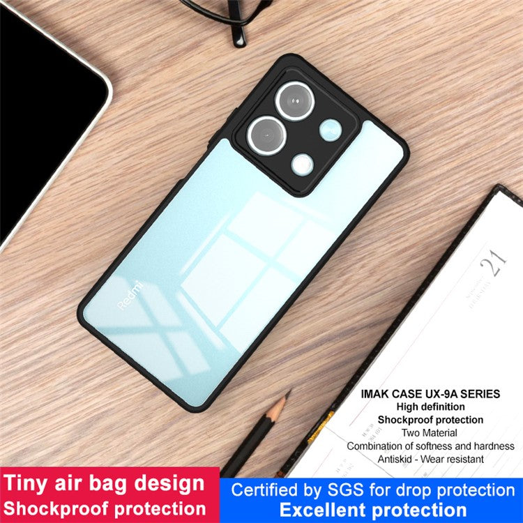 iMak UX‑9A Transparent Case for Xiaomi Redmi Note 13 5G