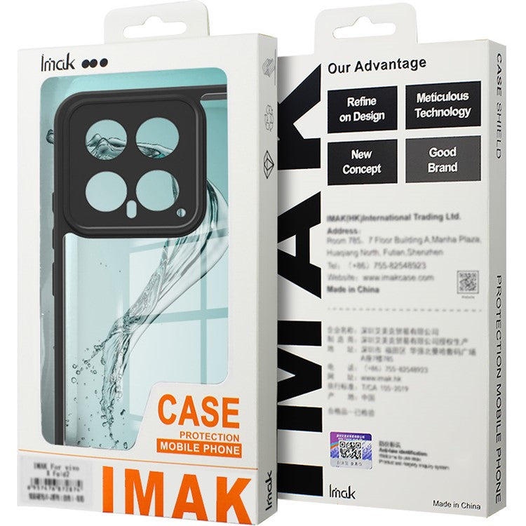 iMak UX‑9A Transparent Case for Xiaomi Poco X6 Pro 5G