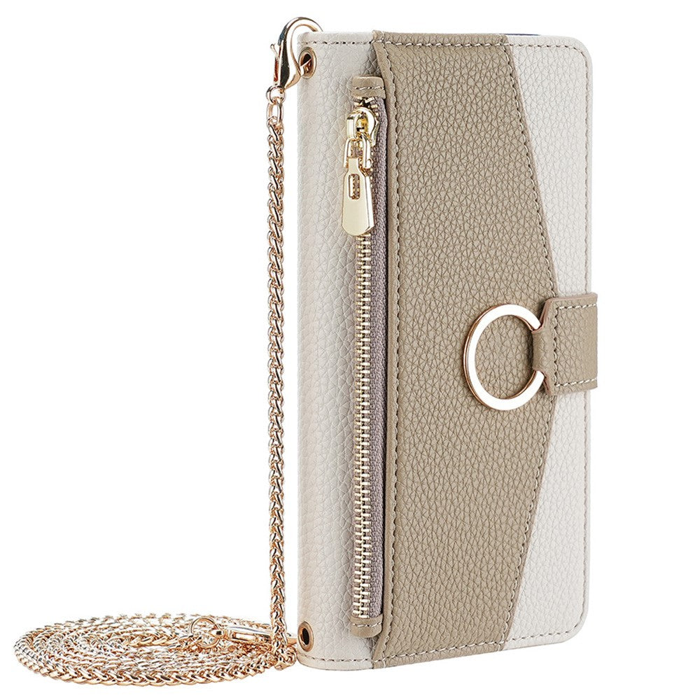 Wallet Case with Strap and Mirror for Samsung A13 5G