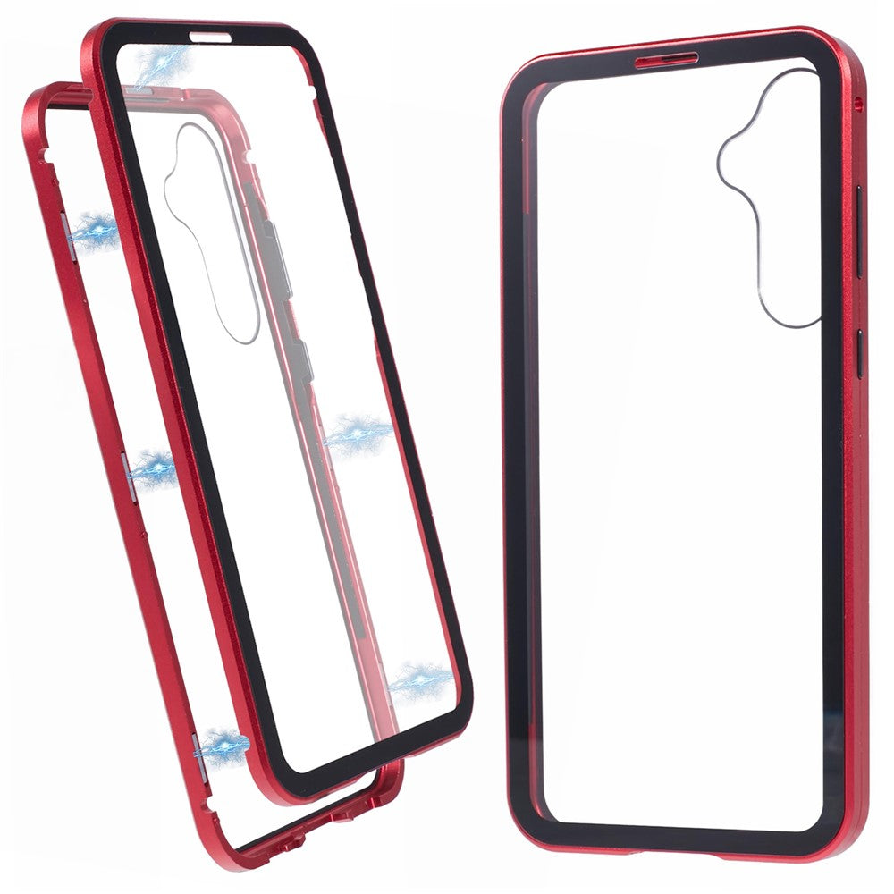 capa dupla magnetic clear samsung a35 5g