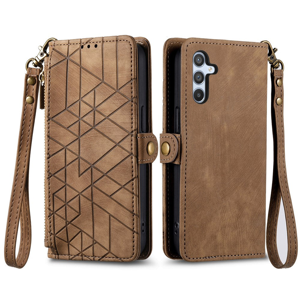 Geometry Wallet Case for Samsung A35 5G