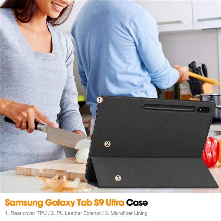 Capa Tri-Fold Galaxy Tab S10 Ultra