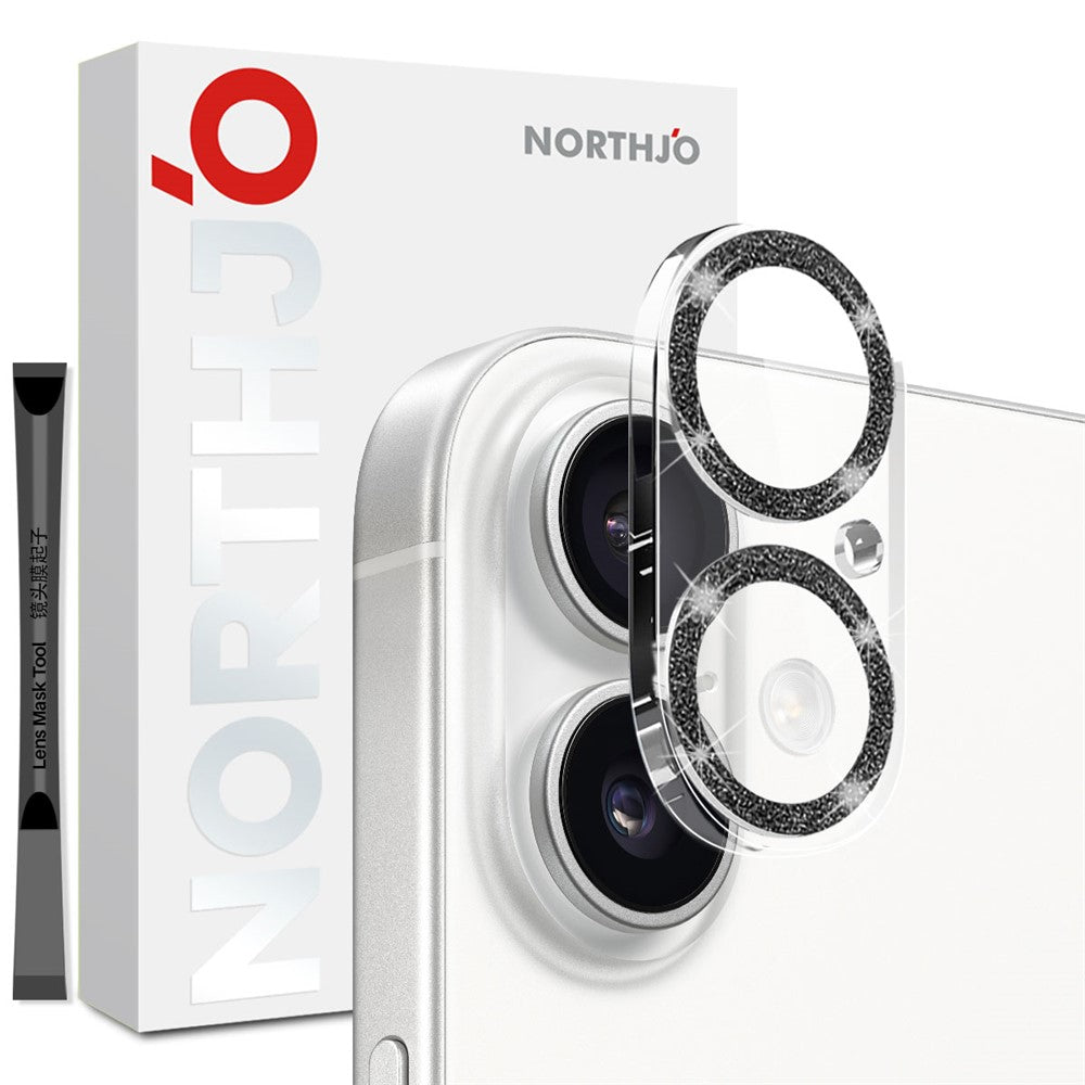 Northjo Glitter Lens Protector for iPhone 17