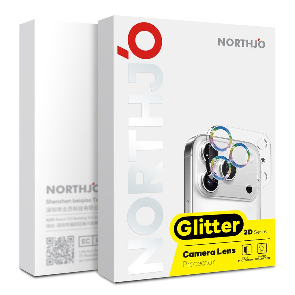 protetor de lente glitter bling iphone 17 air northjo