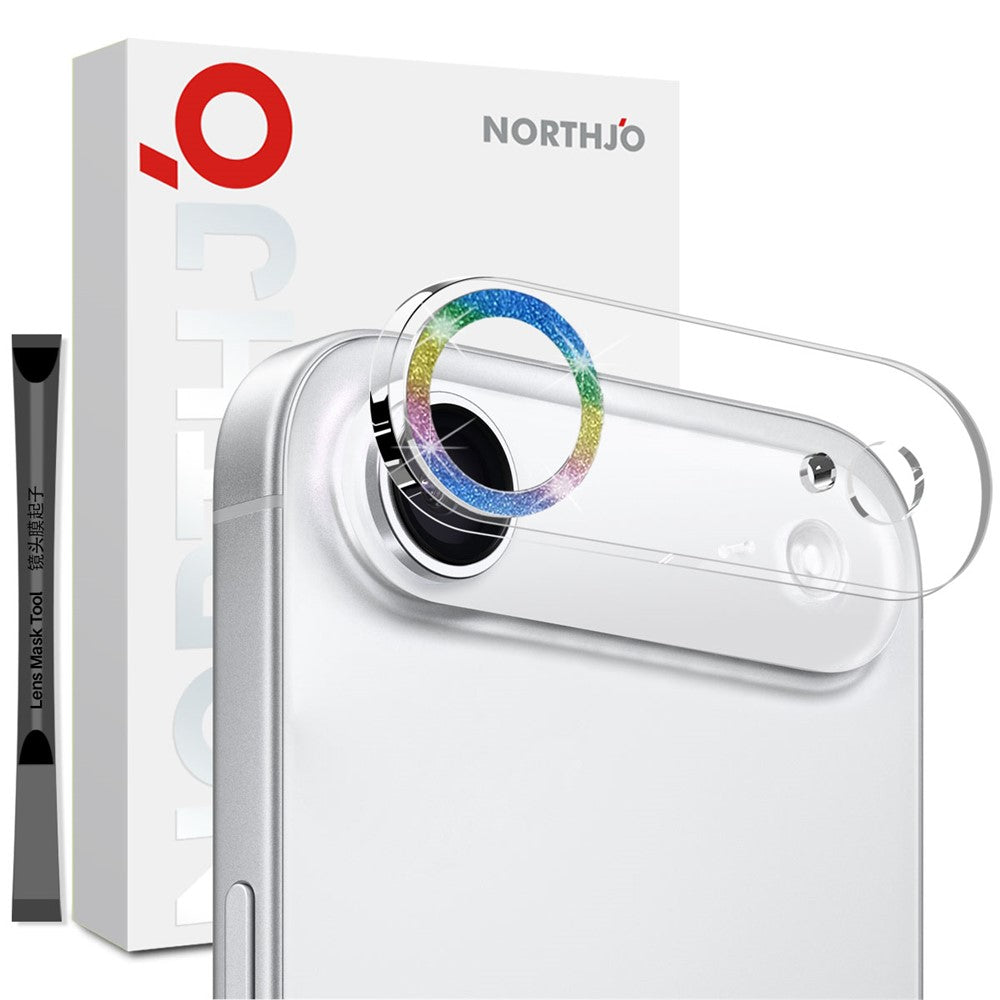 acessório premium glitter iphone 17 air lente