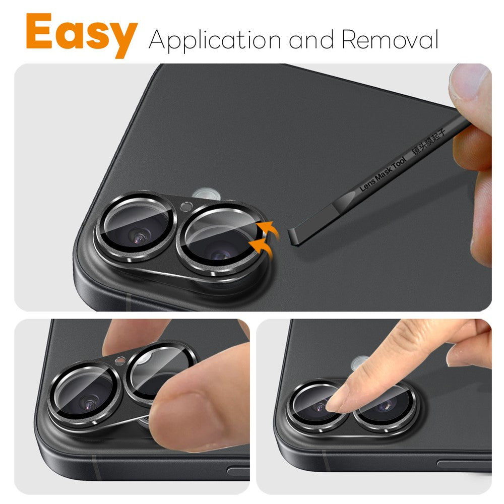 protetor metal integrado lente iphone 17