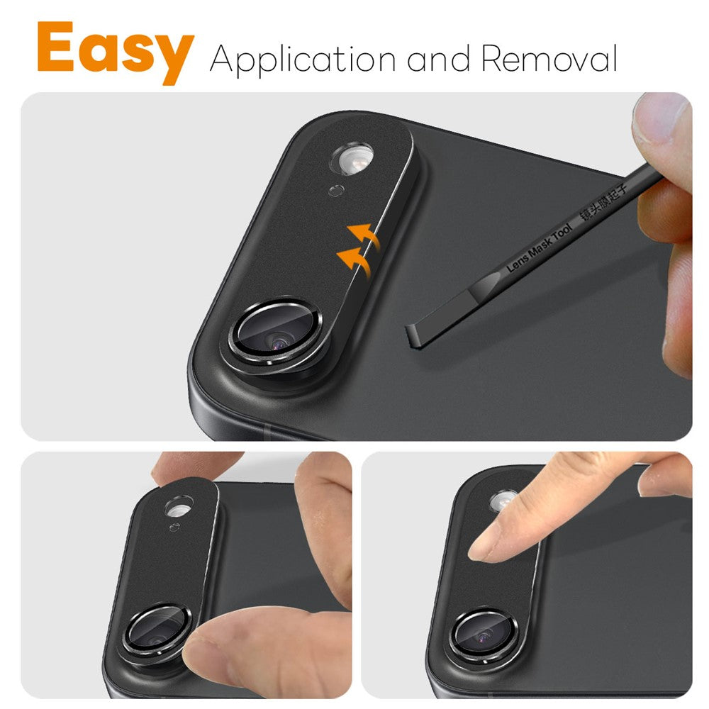 protetor metal integrado lente iphone 17 air