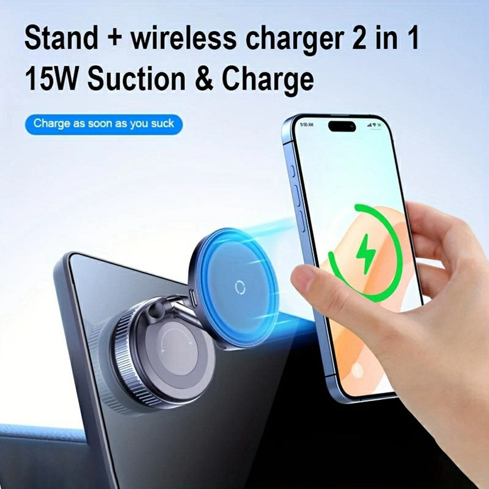 suporte de carro com ventosa e carregamento rápido wireless