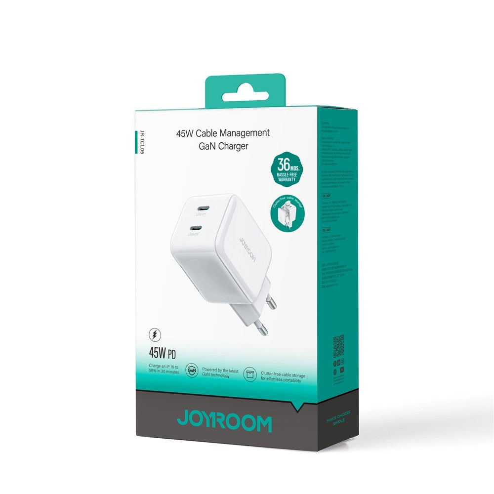 Carregador Joyroom JR-TCL05 GaN 45W
