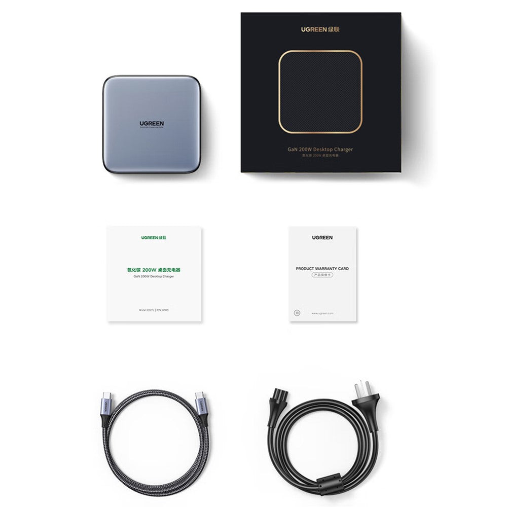 Carregador UGREEN GaN Fast Charger 200W