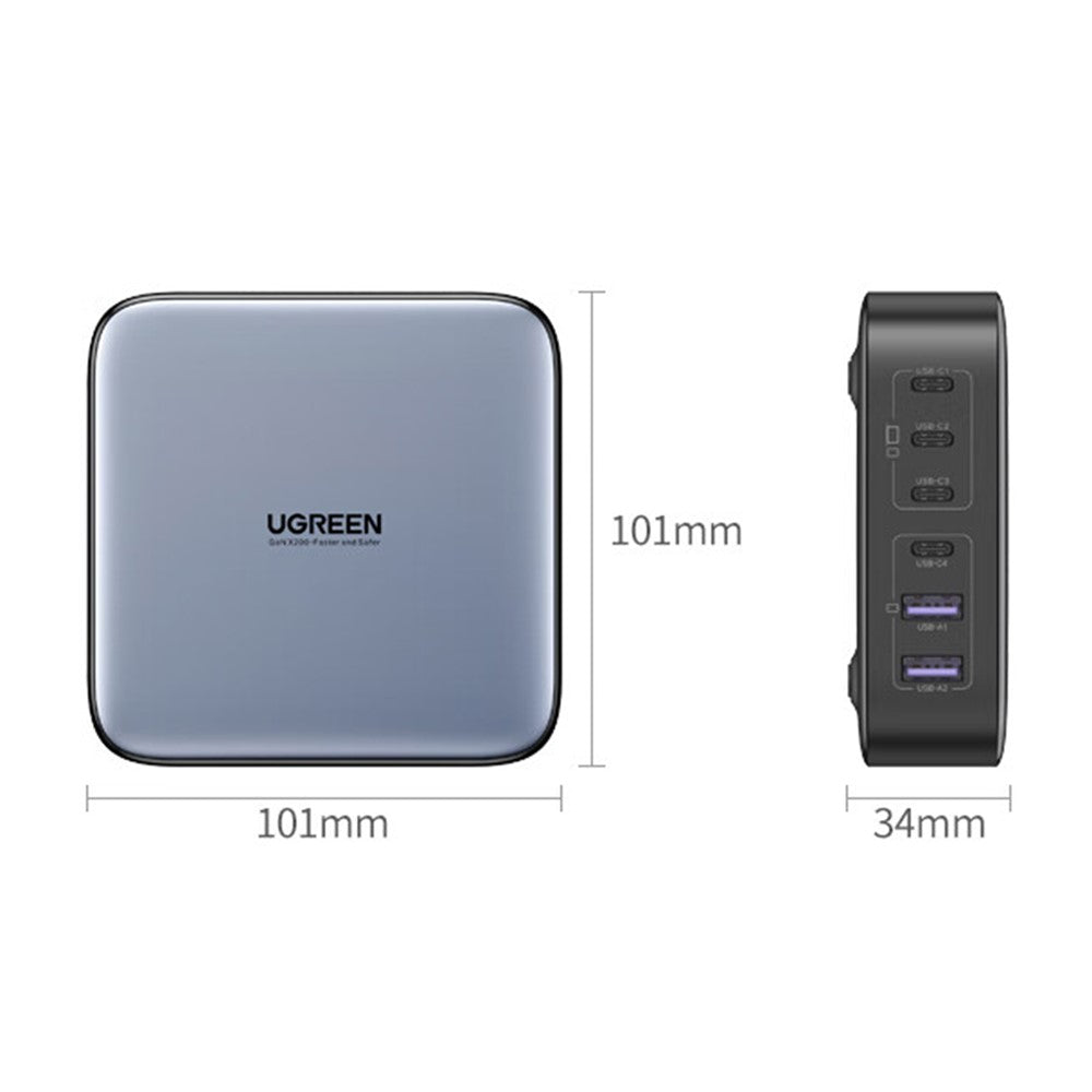 Carregador UGREEN GaN Fast Charger 200W