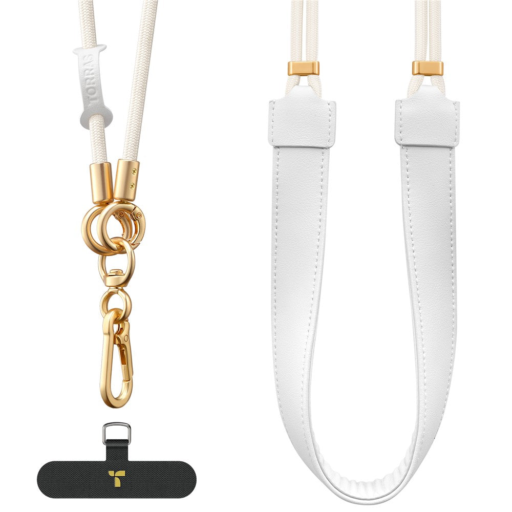 tira de pescoço torras loopgo em pele premium ajustável