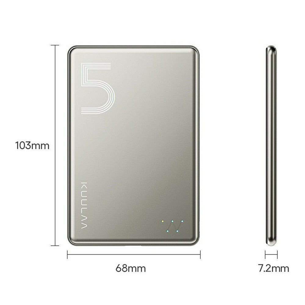 Power Bank Magnético Kuulaa 5000mAh 15W