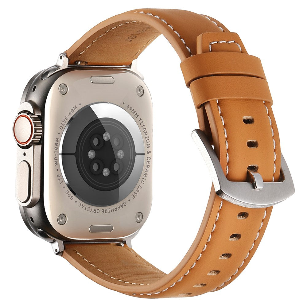Bracelete em Pele Genuína para Apple Watch