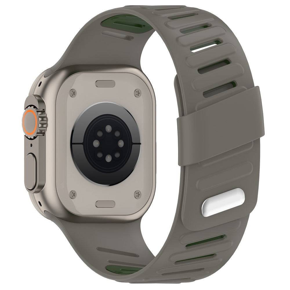 Bracelete em Silicone Bicolor para Apple Watch (42–49mm)