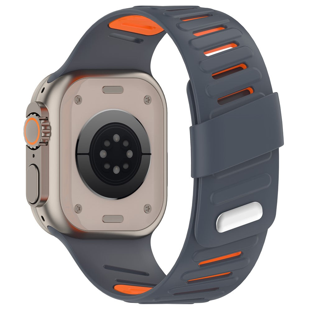 Bracelete em Silicone Bicolor para Apple Watch (42–49mm)