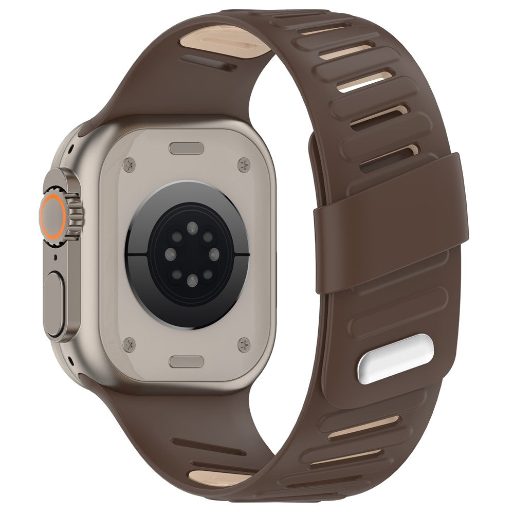Bracelete em Silicone Bicolor para Apple Watch (42–49mm)