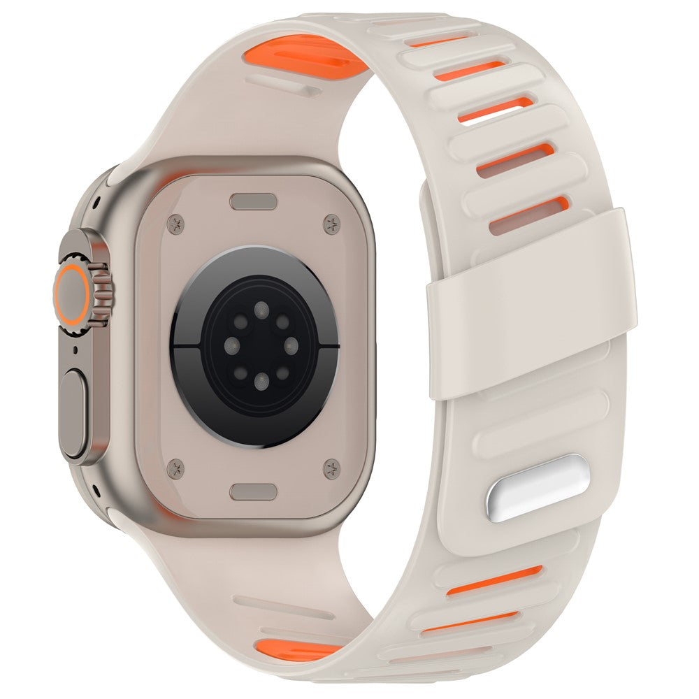 Bracelete em Silicone Bicolor para Apple Watch (42–49mm)