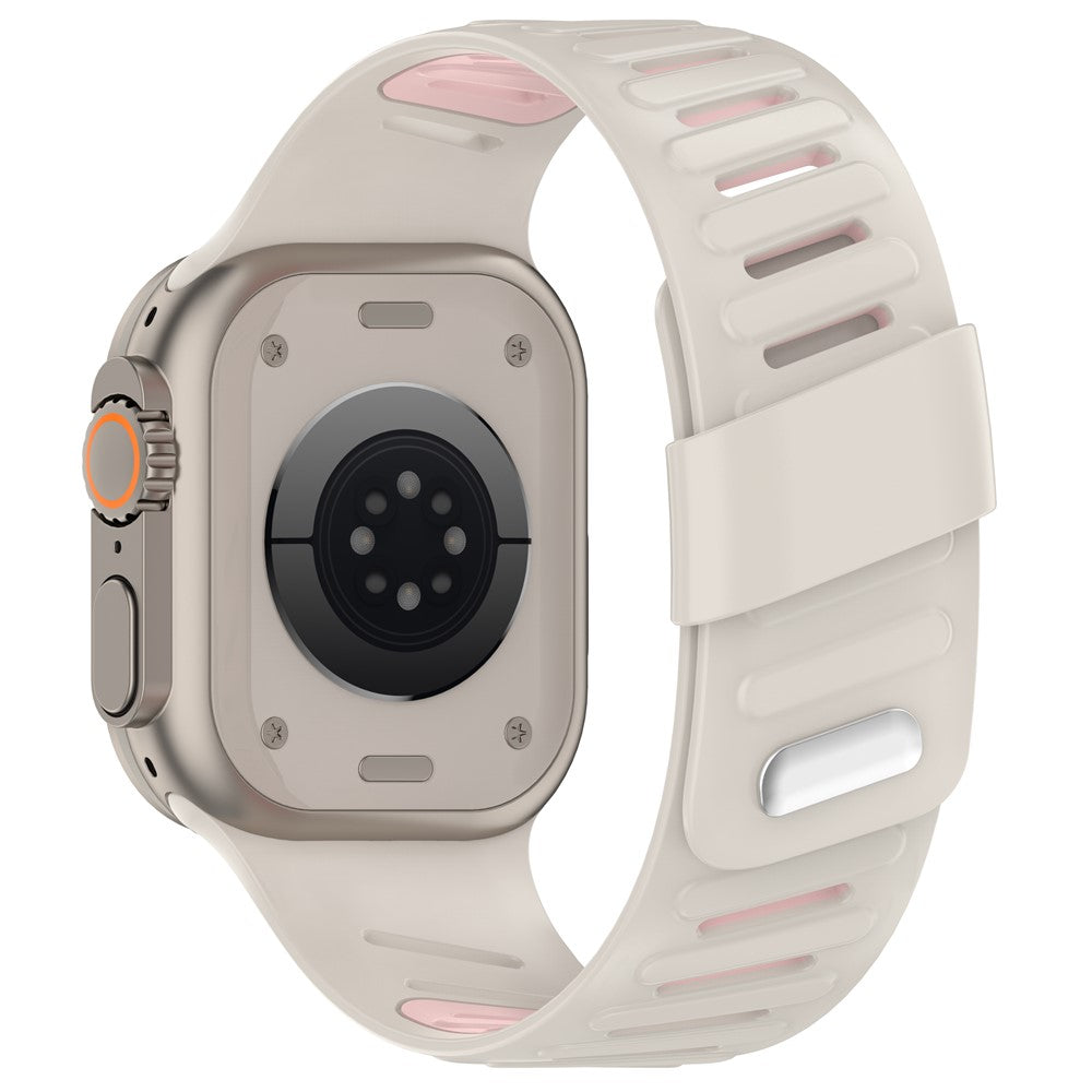 Bracelete em Silicone Bicolor para Apple Watch (42–49mm)