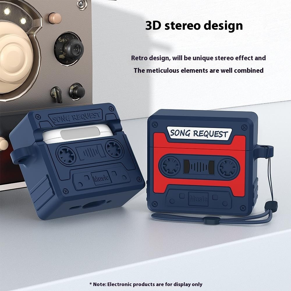 capa retro design airpods 4 com strap