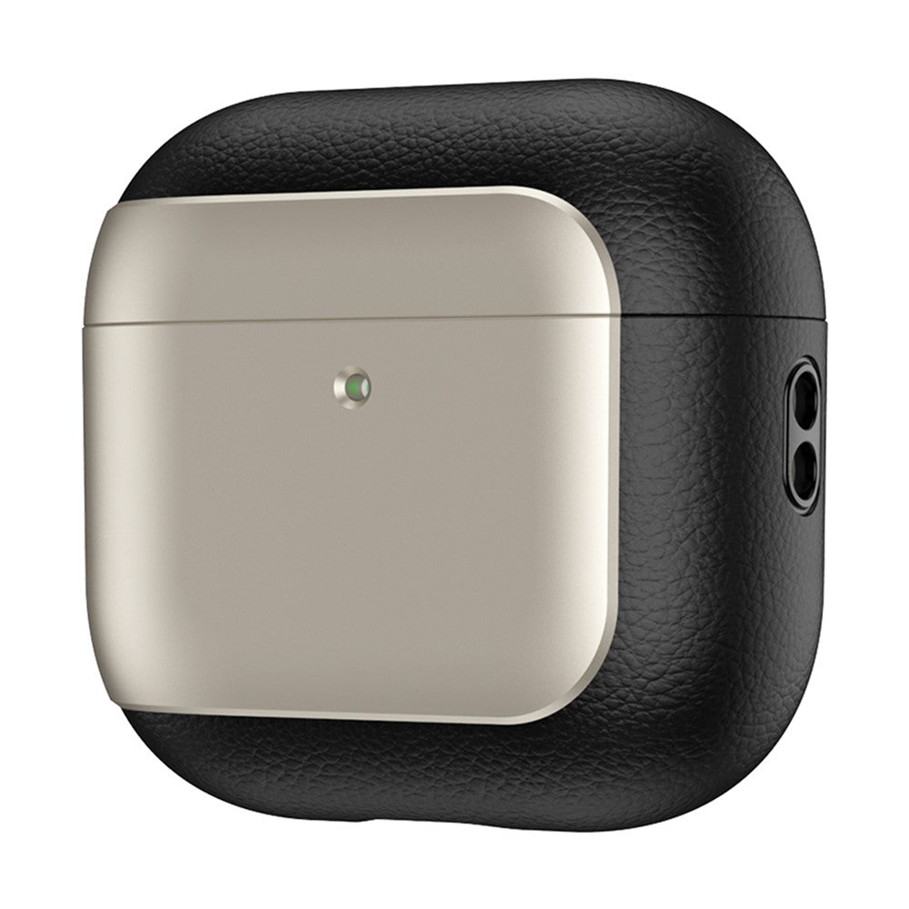capa textura litchi premium apple airpods 4