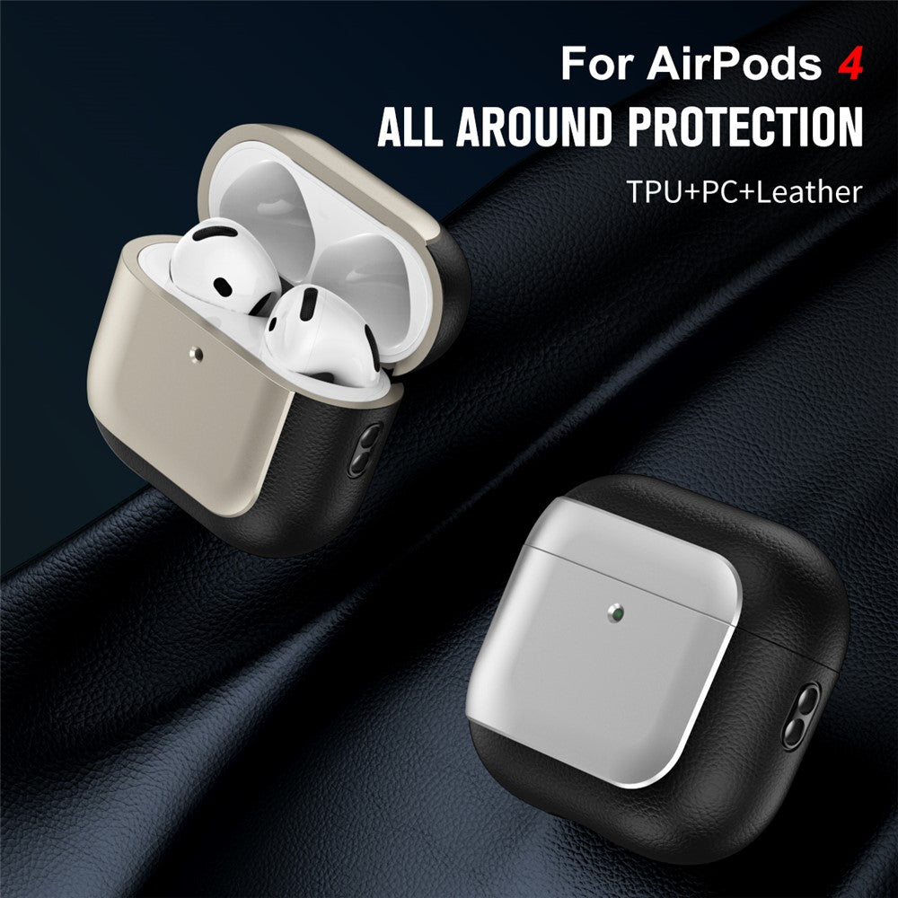 capa tpu resistente electroplating airpods 4