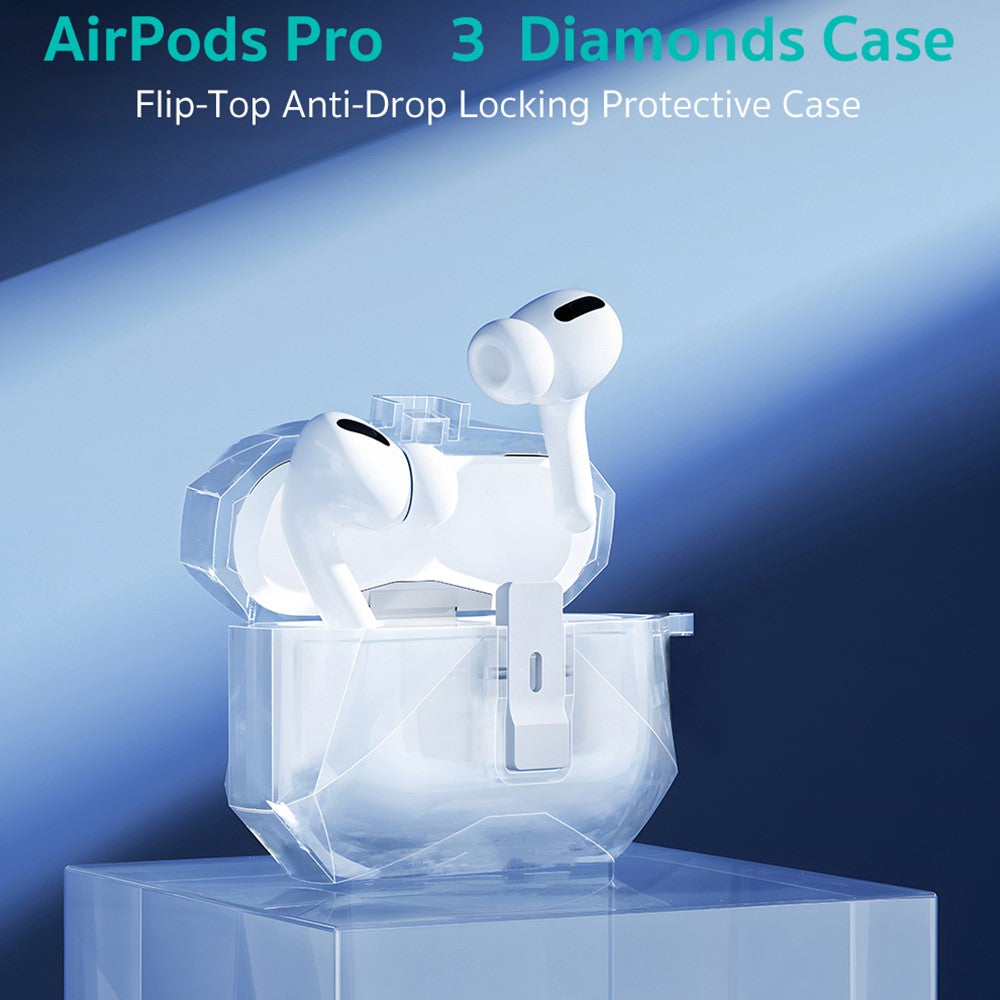 capa com fecho coteci diamond airpods pro 3