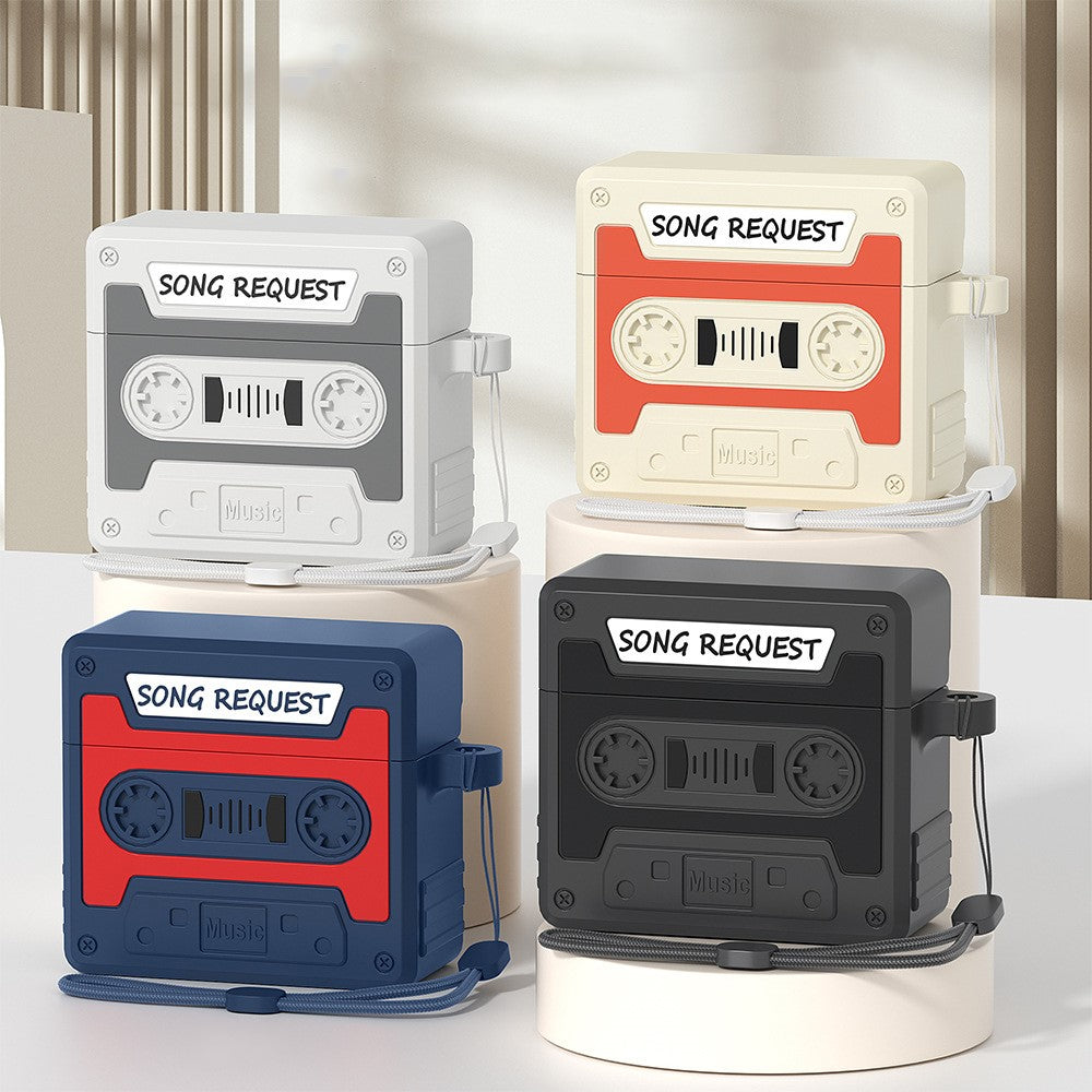 Capa Retro Cassette em Silicone para AirPods Pro 3