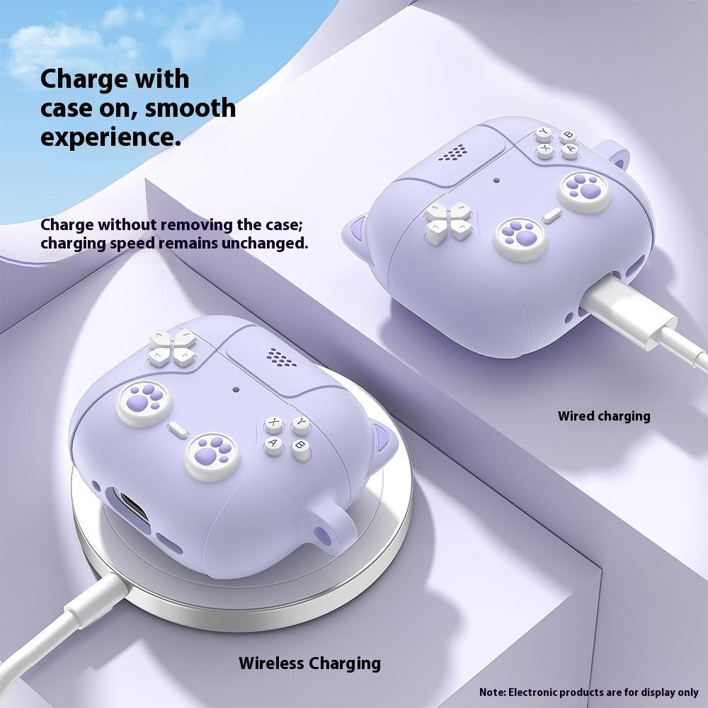 Capa Cat Paw em Silicone para AirPods Pro 3