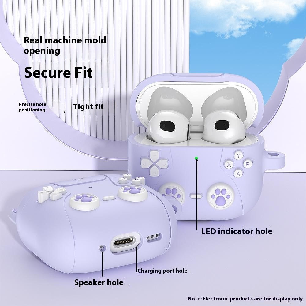 Capa Cat Paw em Silicone para AirPods Pro 3