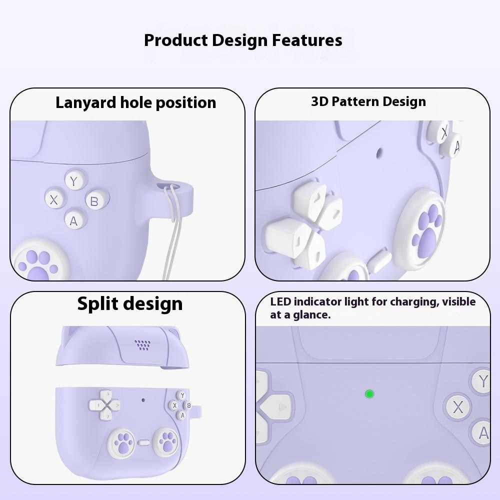 Capa Cat Paw em Silicone para AirPods Pro 3