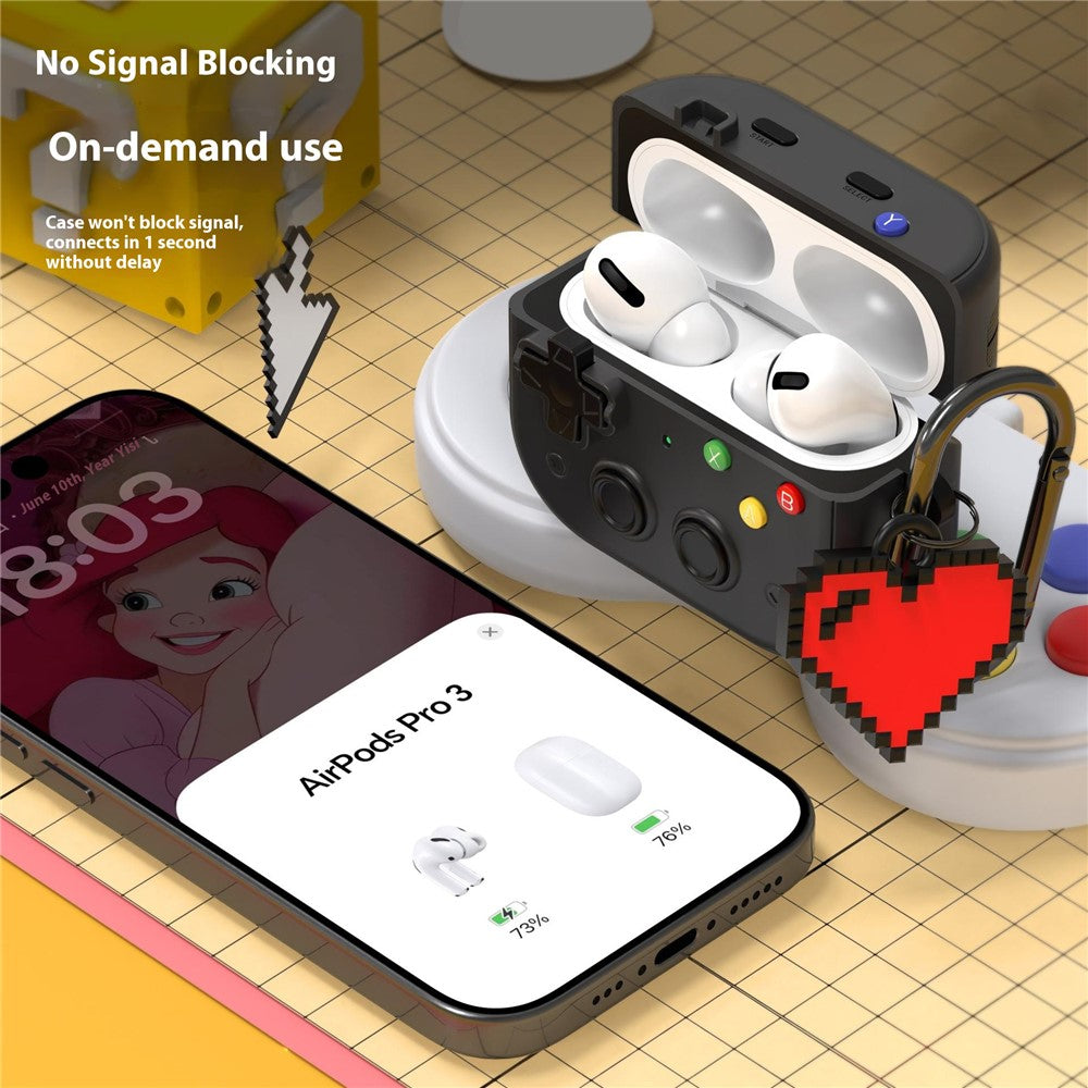 capa rígida pc airpods pro 3 estilo vintage