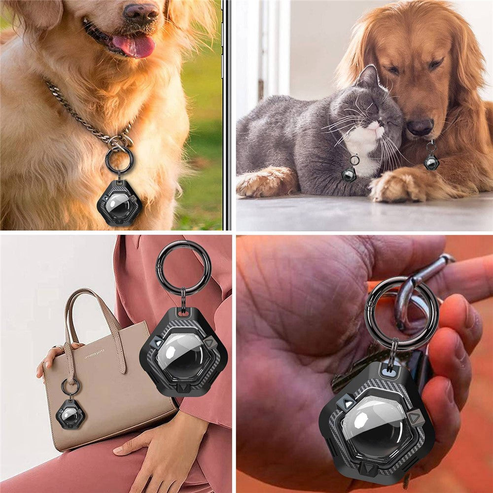 Carbon Fiber Pattern Case for Apple AirTag