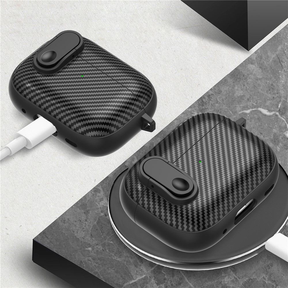 capa resistente com porta-chaves airpods pro 2