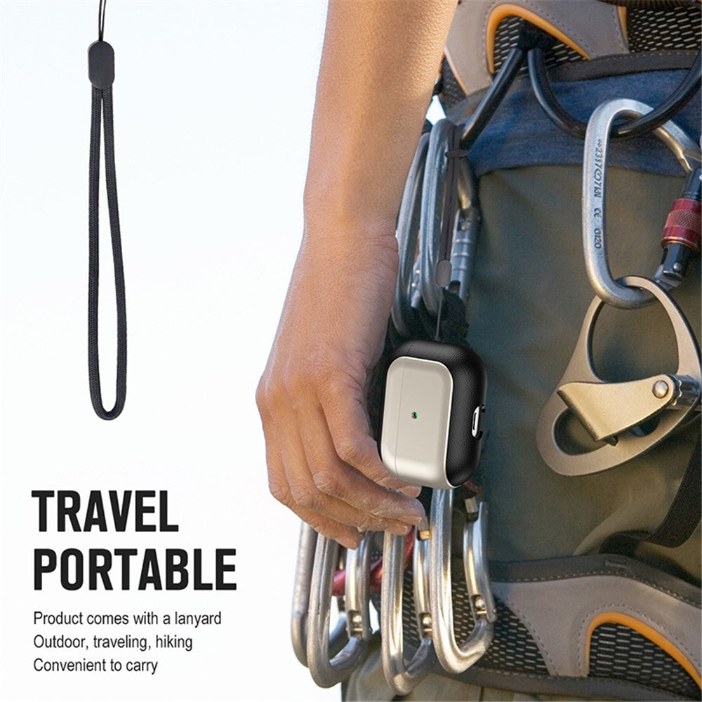 Capa Electroplating para AirPods Pro com Lanyard