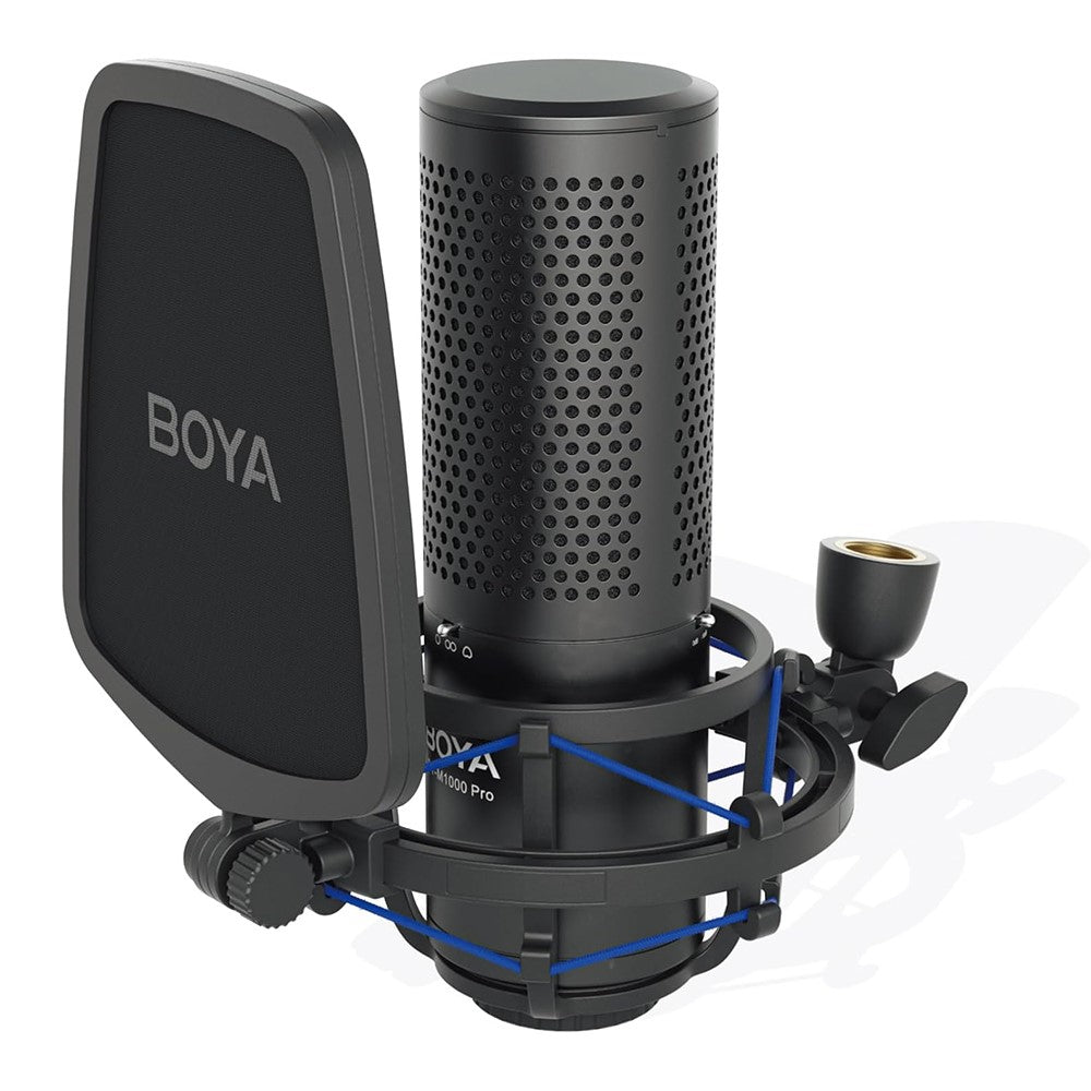 microfone condensador profissional boya by-m1000 pro
