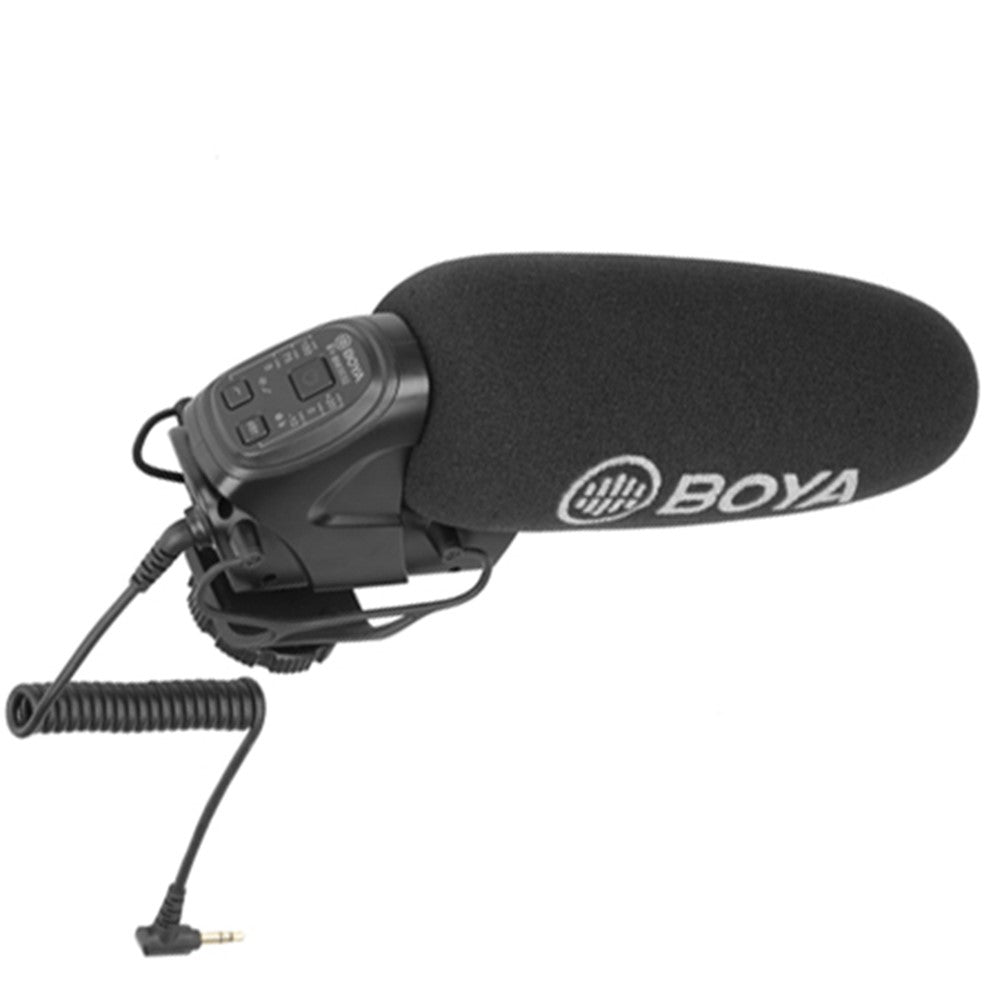 Microfone Shotgun Boya BY-BM3032 para Câmaras DSLR