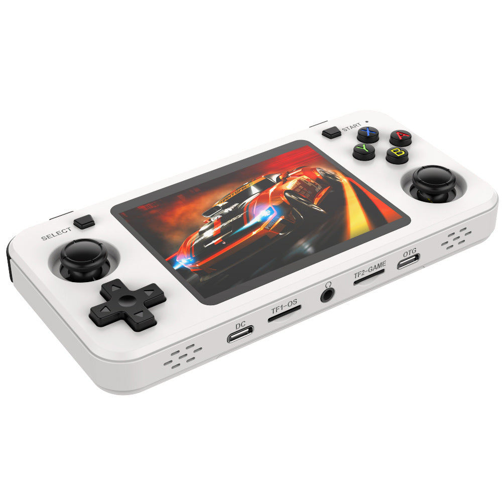 R36H Open Source Handheld Game Console 3.5 Inch IPS Screen Retro Wireless Gamepad, with 64GB Memory Card