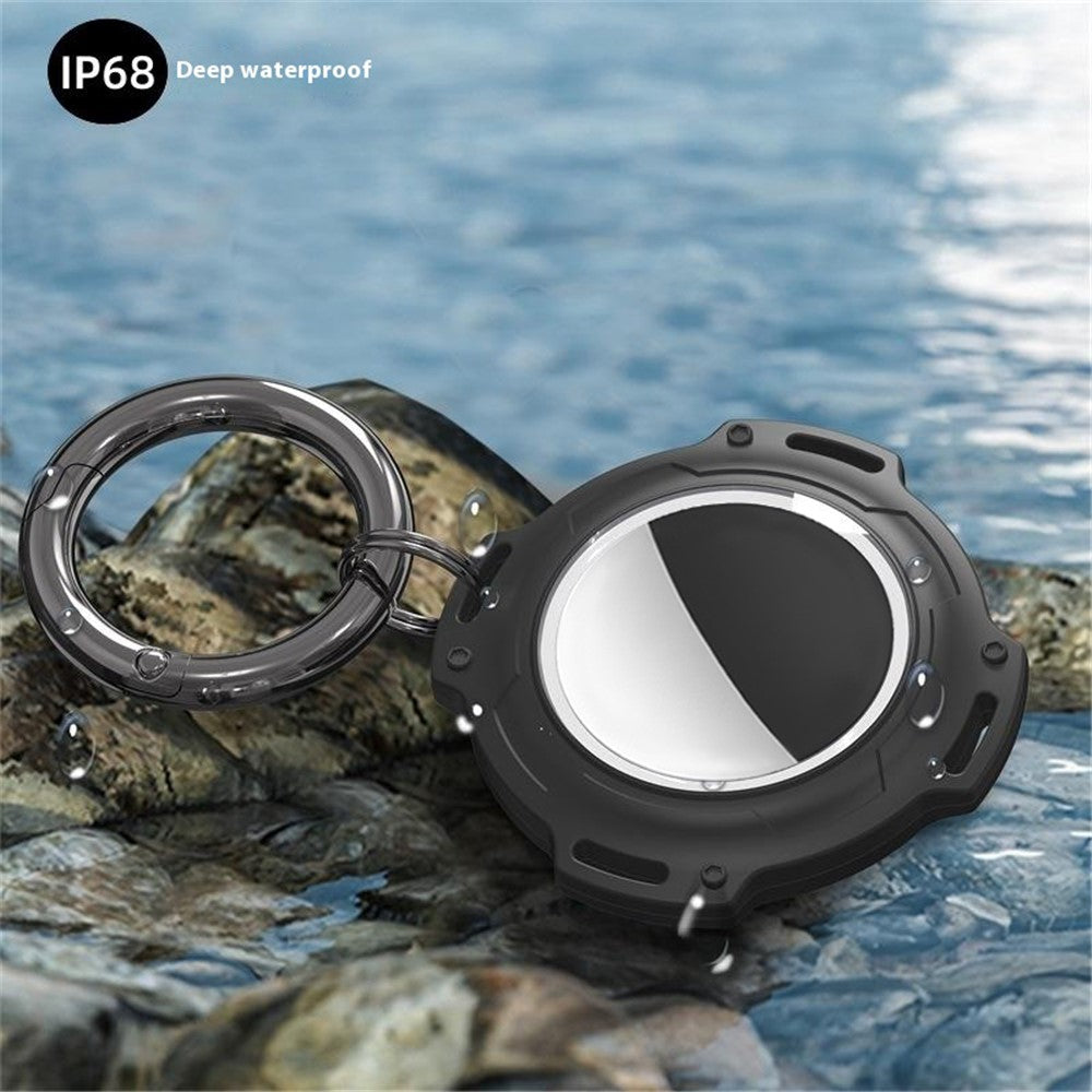 capa impermeável com anel metálico apple airtag