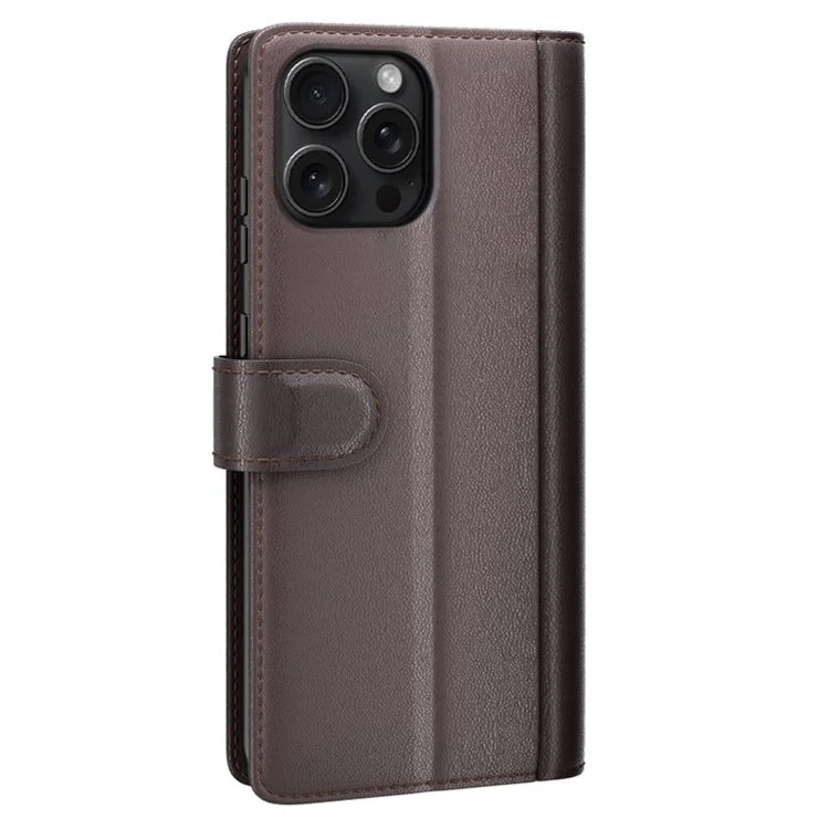 Capa Carteira Premium em Couro - Castanho