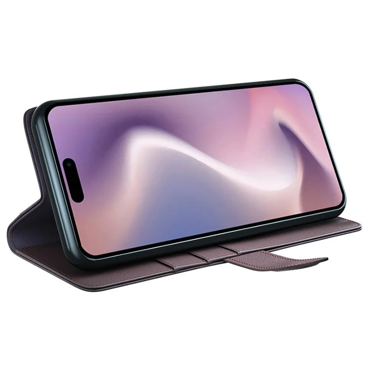 Capa Carteira Premium em Couro - Castanho