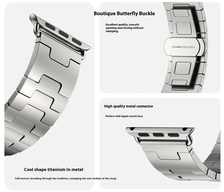 Bracelete de Titânio Ajustável